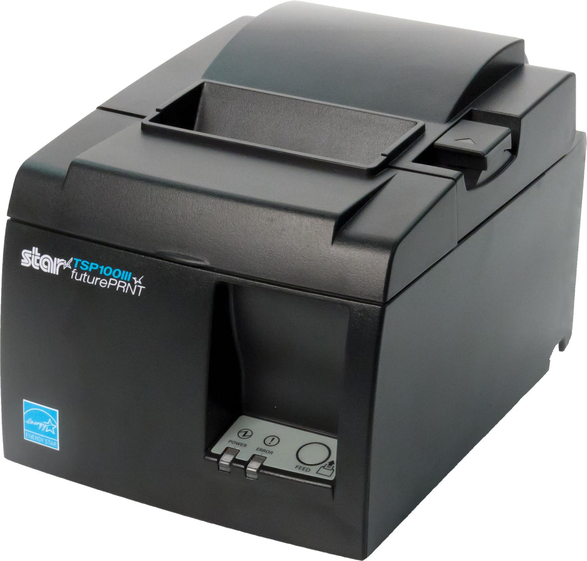 Star Micronics TSP143IIIU USB Thermal Receipt Printer with Device and Mfi USB Ports, Auto-cutter, and Internal Power Supply - White