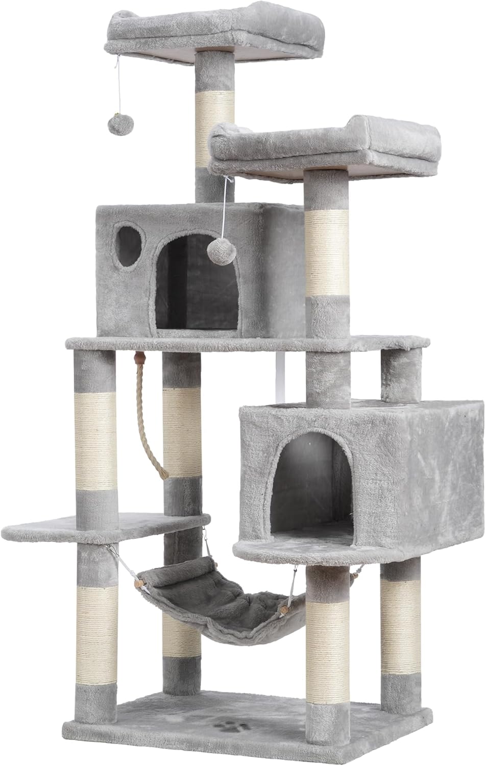 Hey-brother Cat Tree Tower with Sisal Scratching Posts, Big Condo, MPJ020W