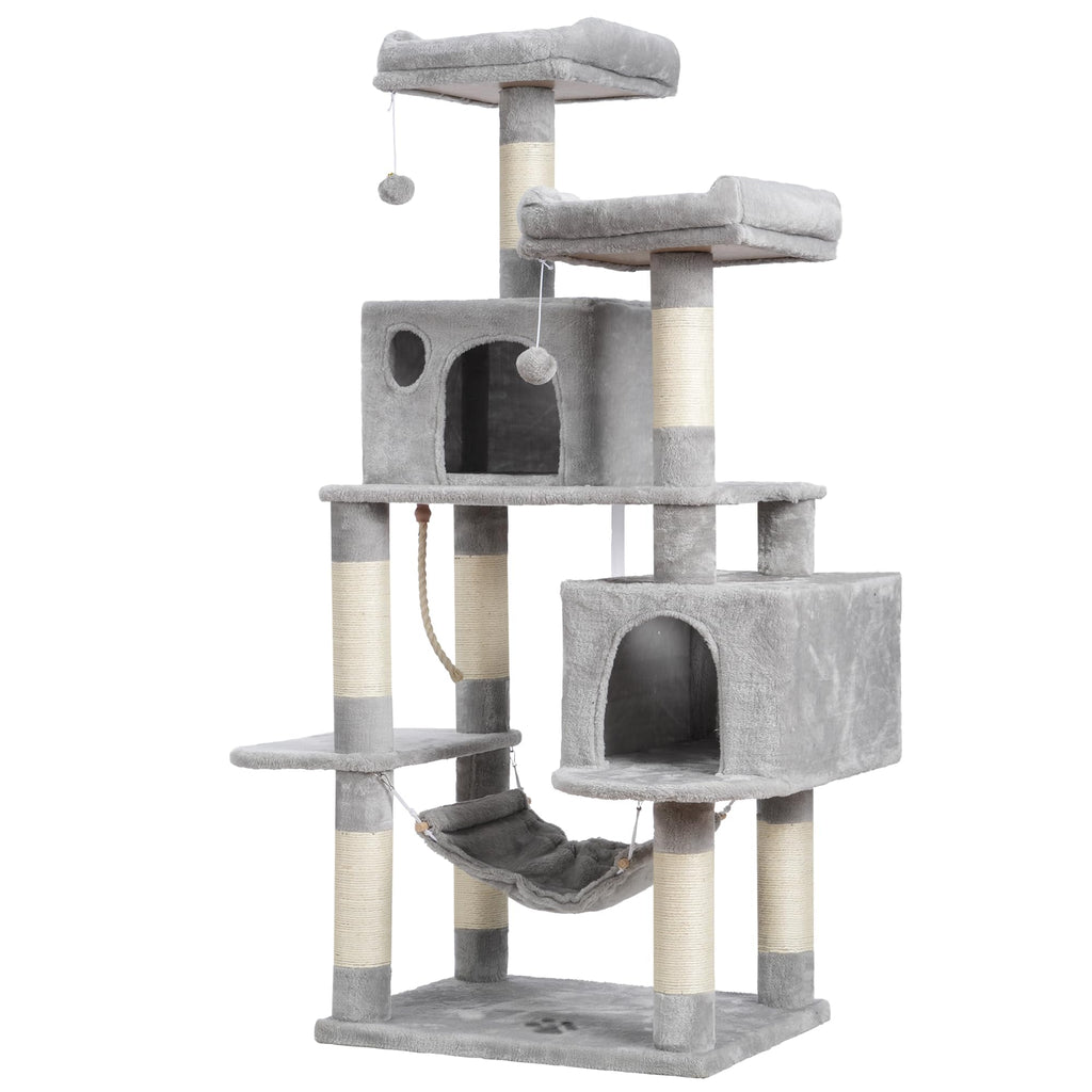Hey-brother Cat Tree Tower with Sisal Scratching Posts, Big Condo, MPJ020W