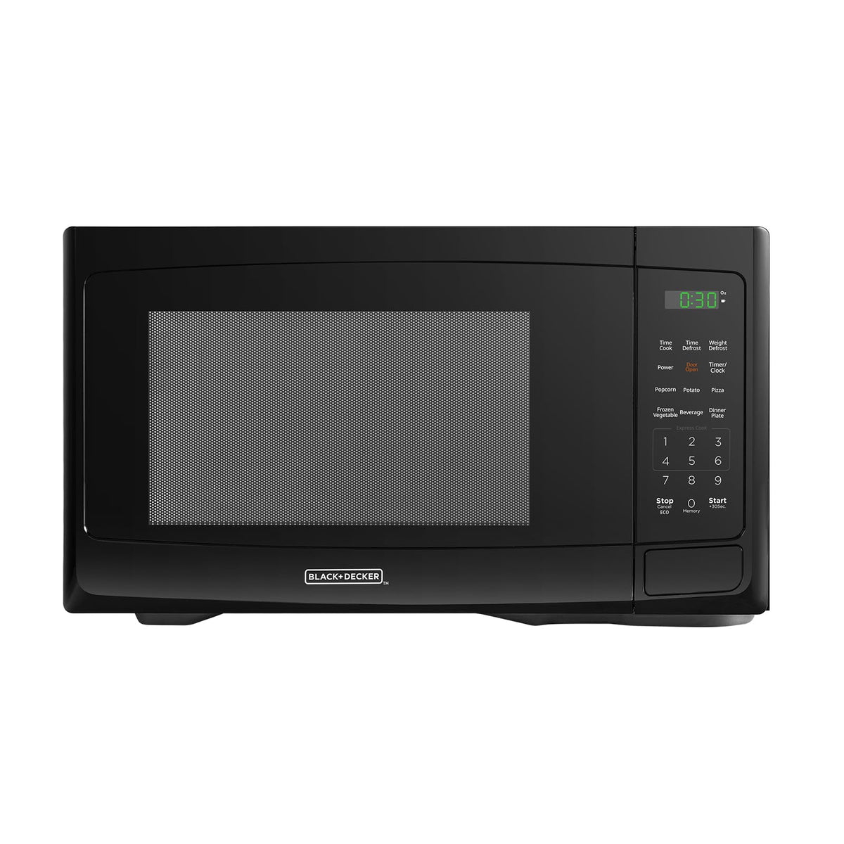 0.7 Cu. Ft. Compact Microwave Oven, 700W, 11 Power Levels, 6 Presets, Child Safety Lock, LED Display, Push-Button Door, Removable 10" Turntable, for Small Kitchen, Dorm & Apartment