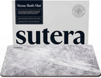 Stone Bath Mat for Bathroom, Dries in Seconds - Diatomaceous Earth, Gray