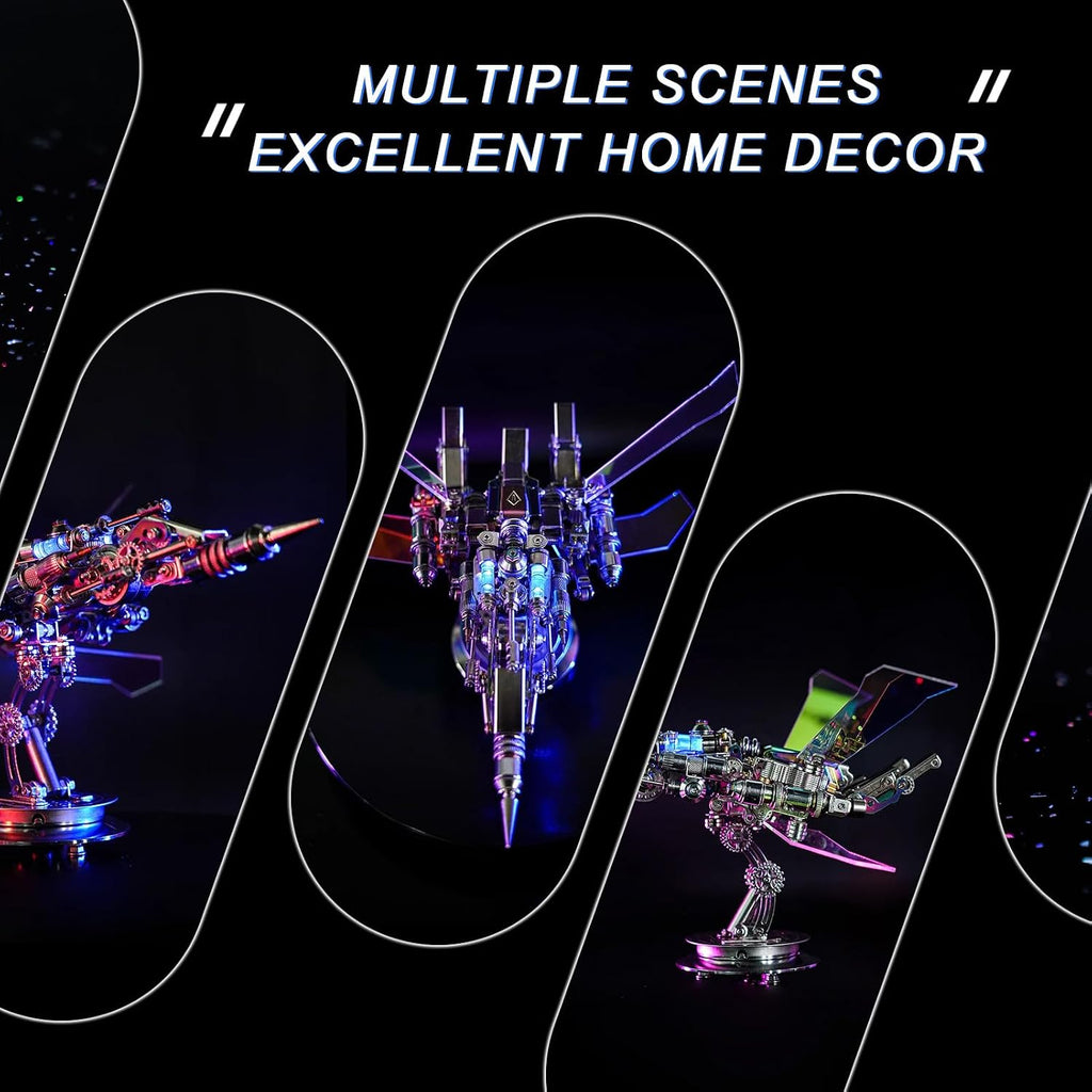 Mostarle Titan Stinger 3D Metal Puzzle Kit for Adults 621 Pieces