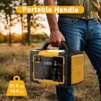 1000W Portable Power Station 1024Wh LiFePO4 for Outdoor & Home