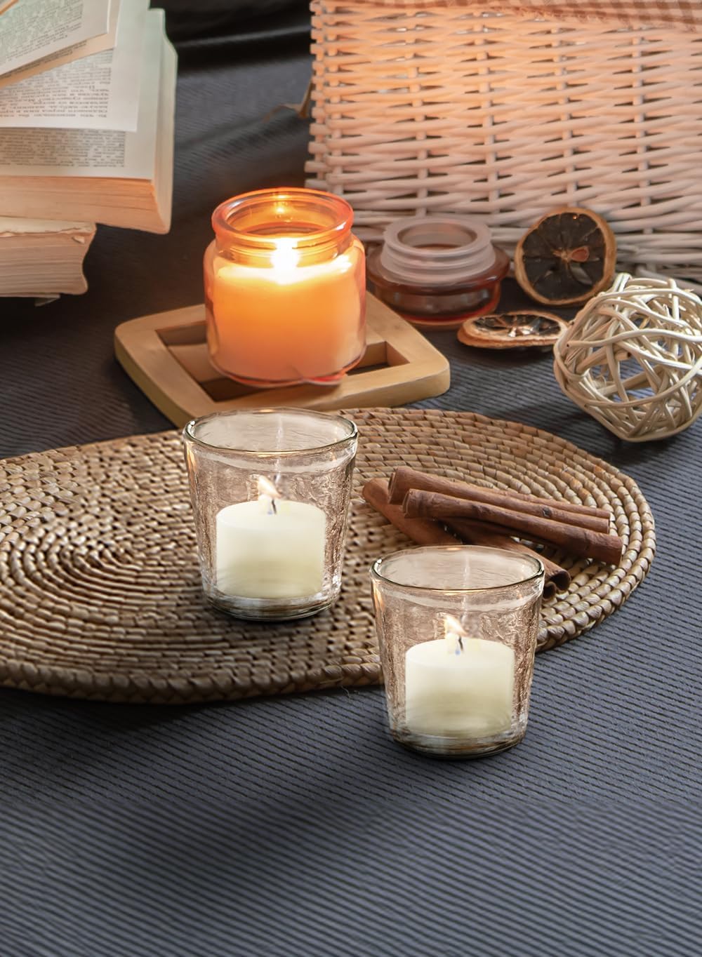 Serene Spaces Living 10-Hour Ivory Votive Candle, Unscented, Long-Burning Tea Light Candles for Weddings, Parties, Events, Restaurants & Bars, Pack of 432