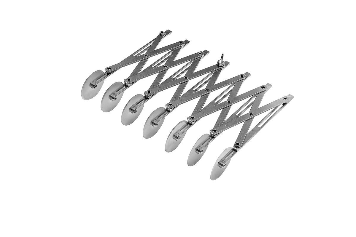 Ateco 6 Wheel Stainless Steel Cutter, 4 Inch Wheels