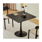 Round Dining Table, 31.5" Tulip Table (Black)