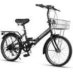 AVASTA Quartet Folding Bike, 20/24 Inch, 7-Speed, Dual Brakes