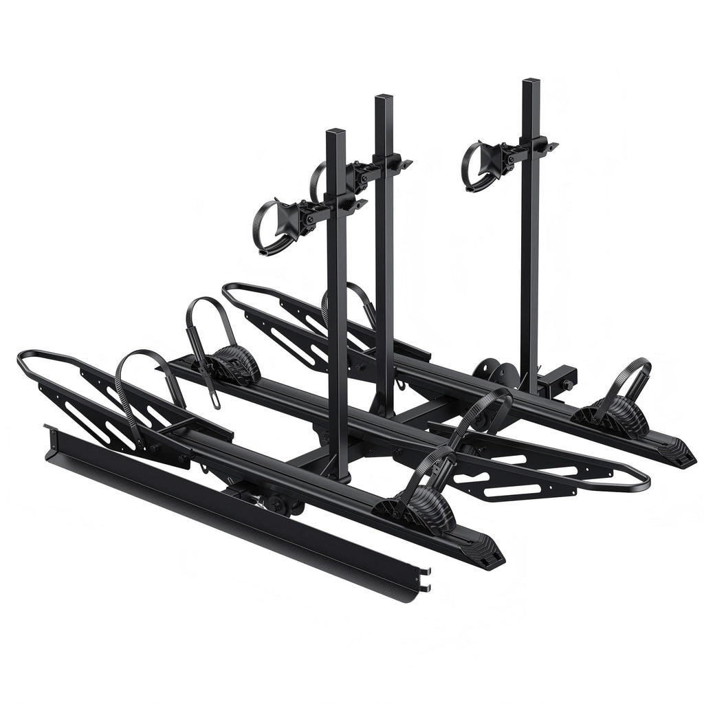 YOUNG ELECTRIC 100LBS. Capacity Aluminum 1-Ebike Rack for Bicycles and Electric Bikes, fits Car SUV Van RV and Trailer with 2" Receiver