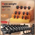 Adjustable Dumbbell set,20/30/45/70/90lbs Free Weight Set