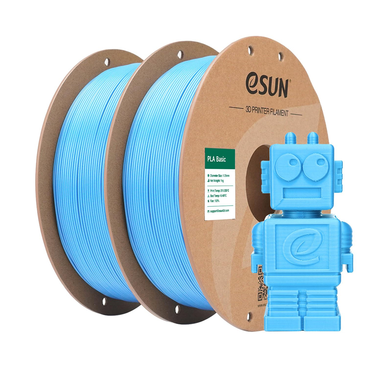 eSUN PLA Basic Filament 1.75mm 3D Printer Filament 10KG 10 Colors