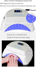 Professional Cordless LED Nail Lamp High Performance Rechargeable 64W Led UV Gel Nail Curing Light Nail Art Tool