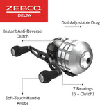 Zebco Delta Spincast Fishing Reel