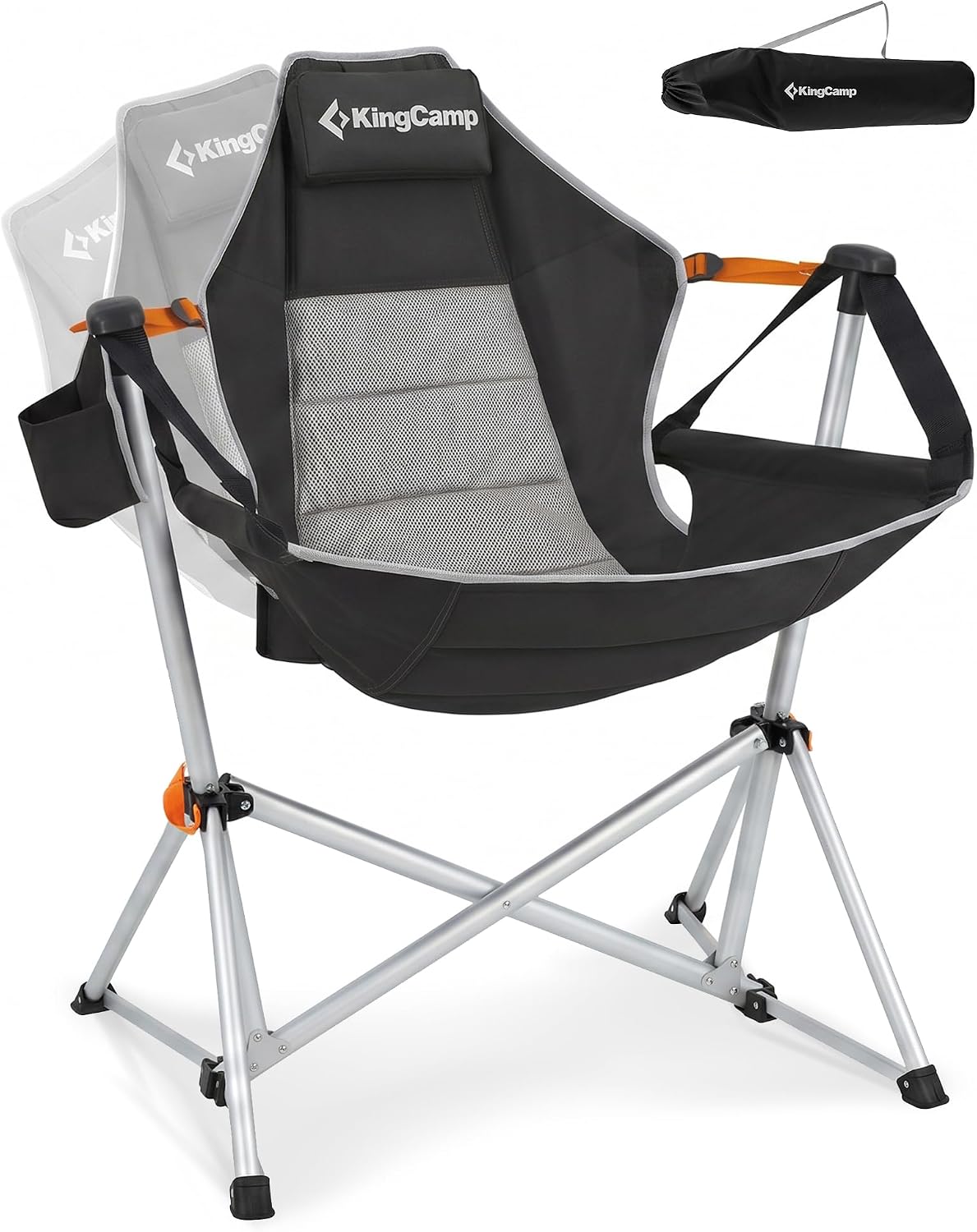KingCamp Hammock Camping Chair, 400lbs Heavy Duty Swing Chairs for Adults