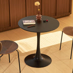 Round Dining Table, 31.5" Tulip Table (Black)
