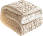 Insulation Hibiscus Winter Quilt, Thickened Super Soft Cashmere and Double Fabrics Warm Thicke Lambswool Quilt Core Sided Blanket(B,200x230cm-5KG)