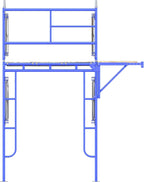 Bon Tool 11-692 Adjustable Side Scaffold Bracket, 20-30-Inches