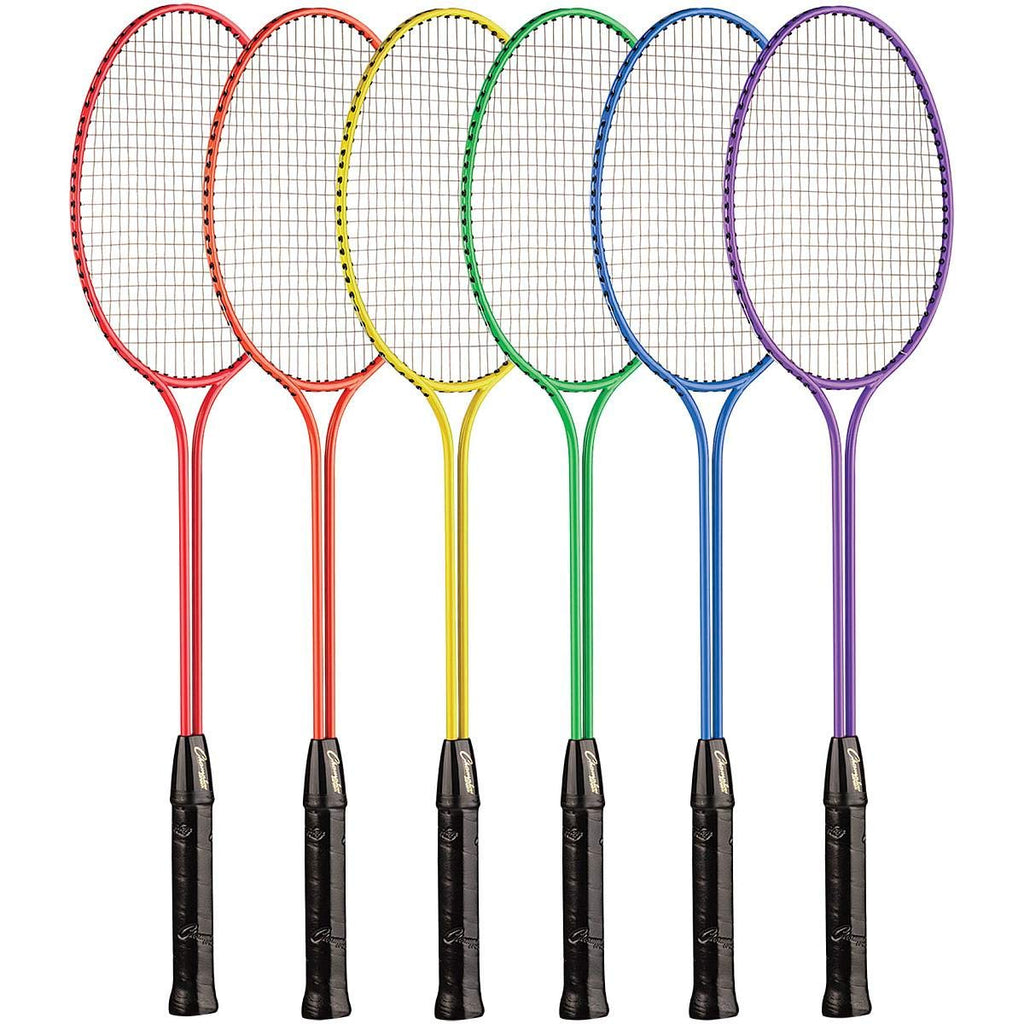 Champion Sports 26" Twin Shaft Badminton Racket with Nylon Coated Steel Strings