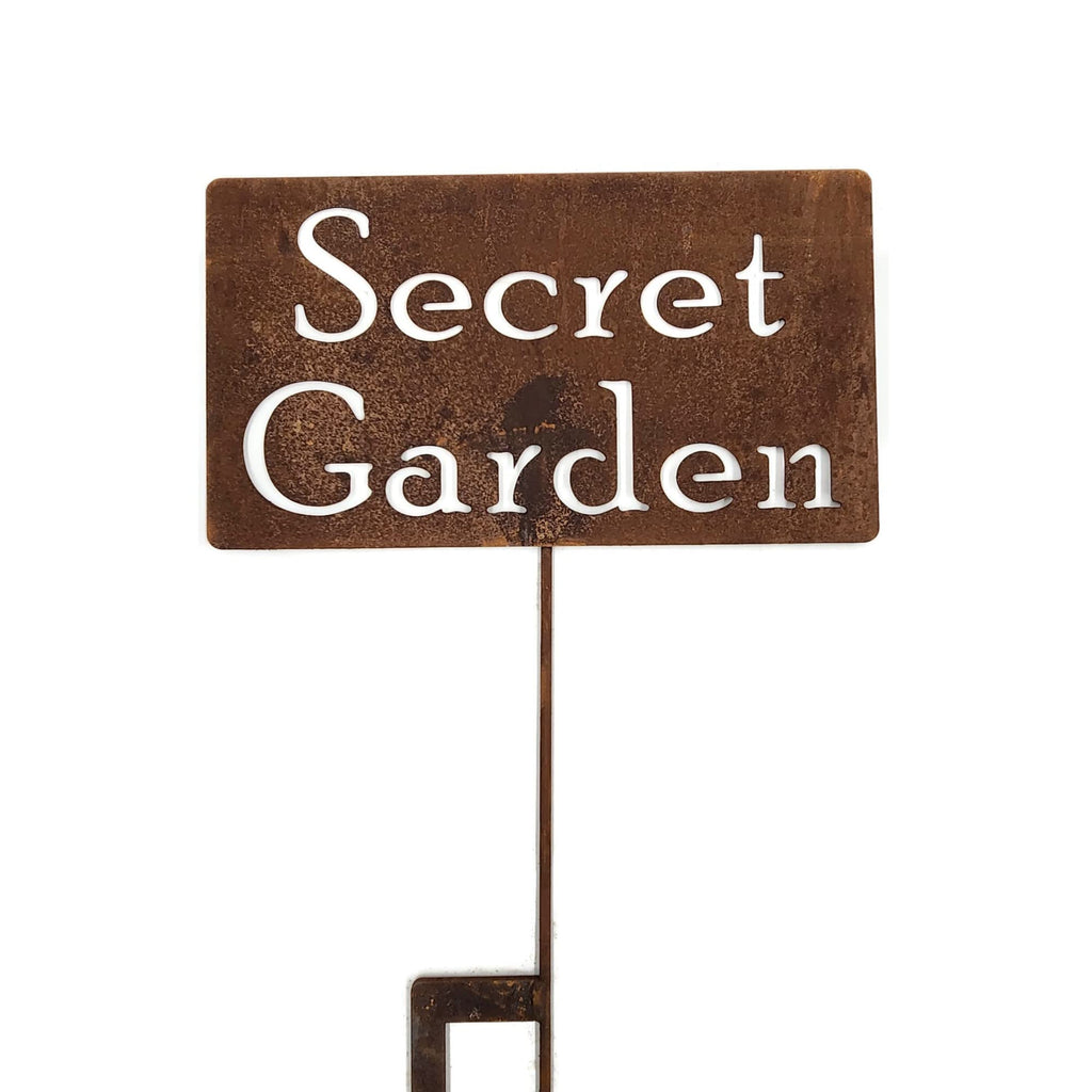 Funny Garden Stake 20 to 33 Inches Tall (No Pesticides Please, XL 33" Tall)