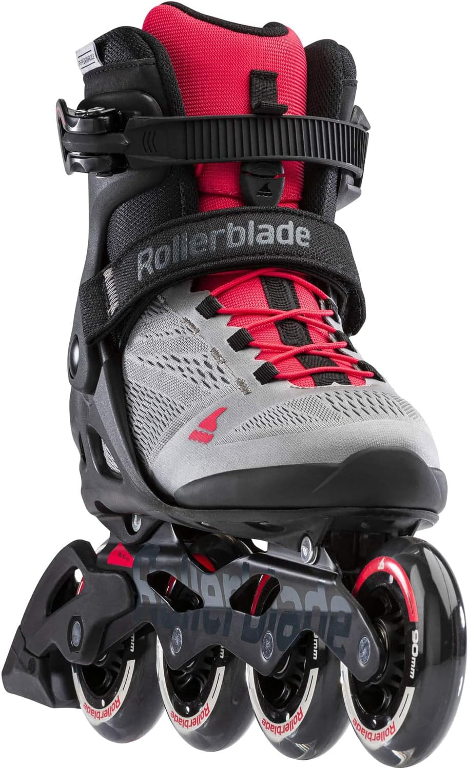 Rollerblade Macroblade 90 Women's Adult Fitness Inline Skate, Neutral Paradise Pink