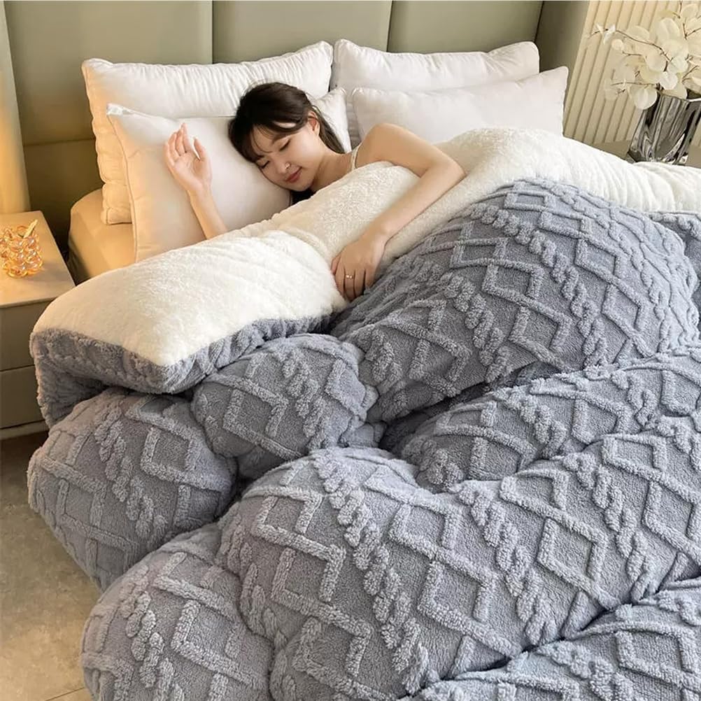 Breathable Warmth Fluffy Plush Double Sided Velvet Blanket,Thickened Super Soft Insulation Hibiscus Winter Quilt, Hibiscus Double Fabrics, for Cold Weather,Yellow,200x230cm/5k