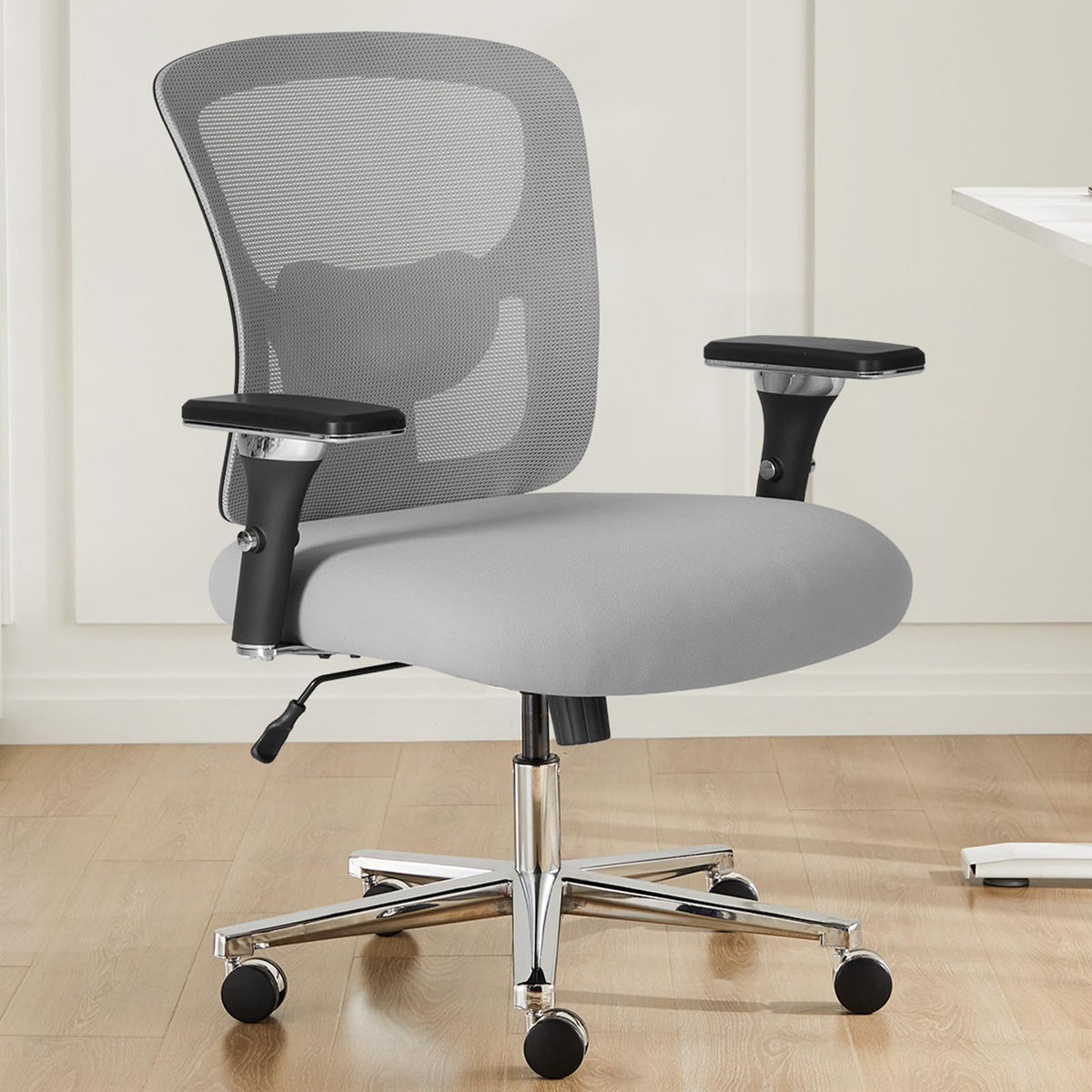 DUMOS Big and Tall Office Desk Chair, 500lbs Heavy Duty Mesh Chair