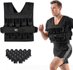 Goplus Adjustable Weighted Vest, 44lbs/66lbs Weight Vest for Men Women