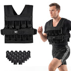 Goplus Adjustable Weighted Vest, 44lbs/66lbs Weight Vest for Men Women