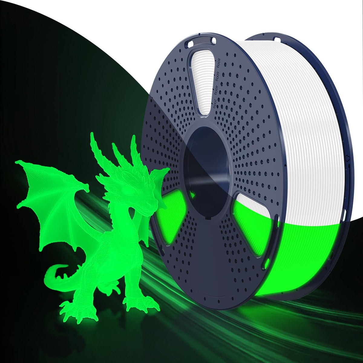 SUNLU PETG Filament 1.75mm,10kg,10 Packs Multi-Color