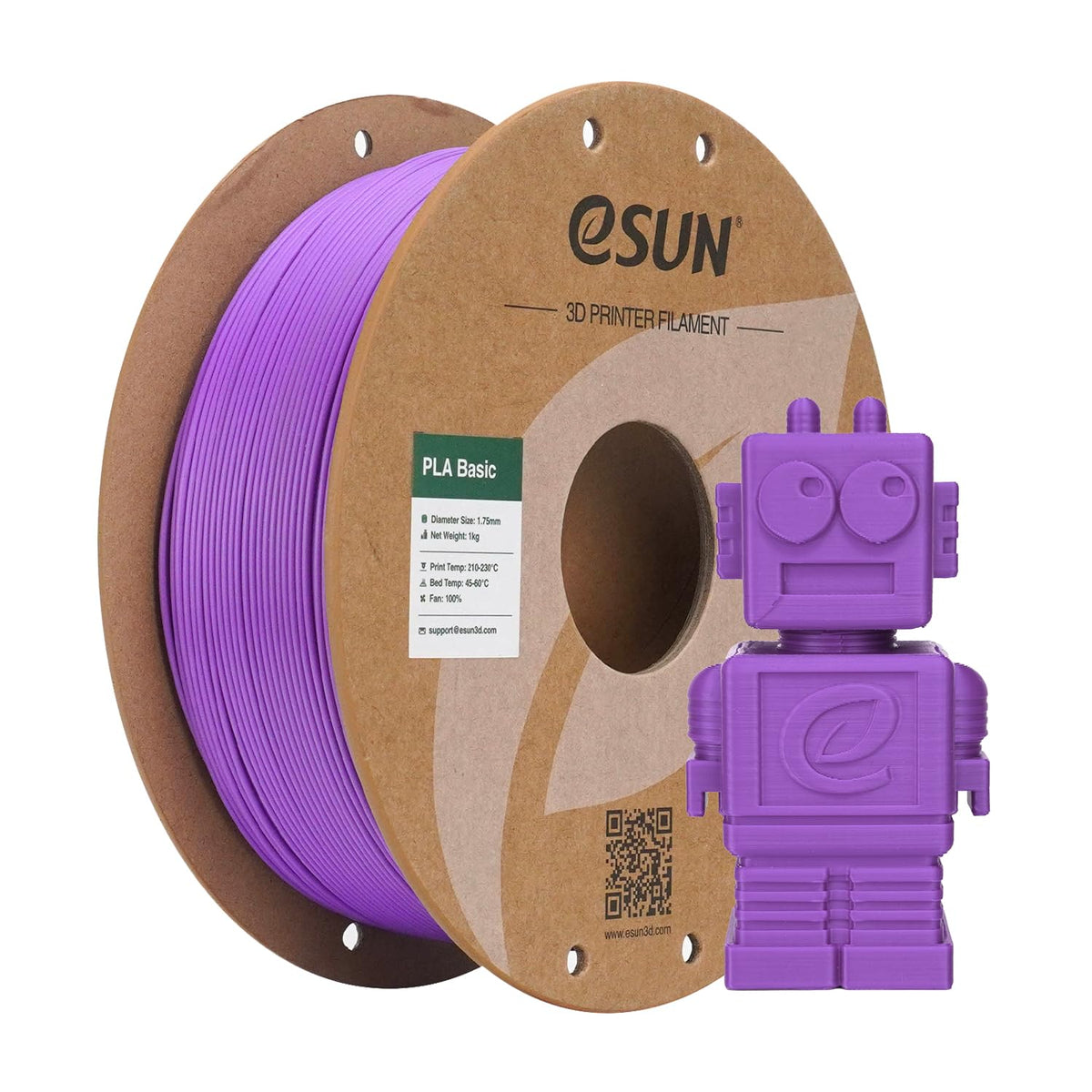 eSUN PLA Basic Filament 1.75mm 3D Printer Filament 10KG 10 Colors