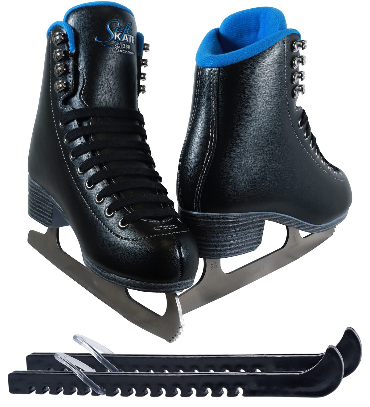 Jackson Classic Model 380/381 Figure Ice Skates for Women and Girls Bundle with Skate Guards Just Launched 2023