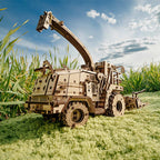 3D FS80 Forage Harvester Model Kit, Wood Model Building Set, Educational STEM Model, Engineering Puzzle for Adults & Teens 580PCS