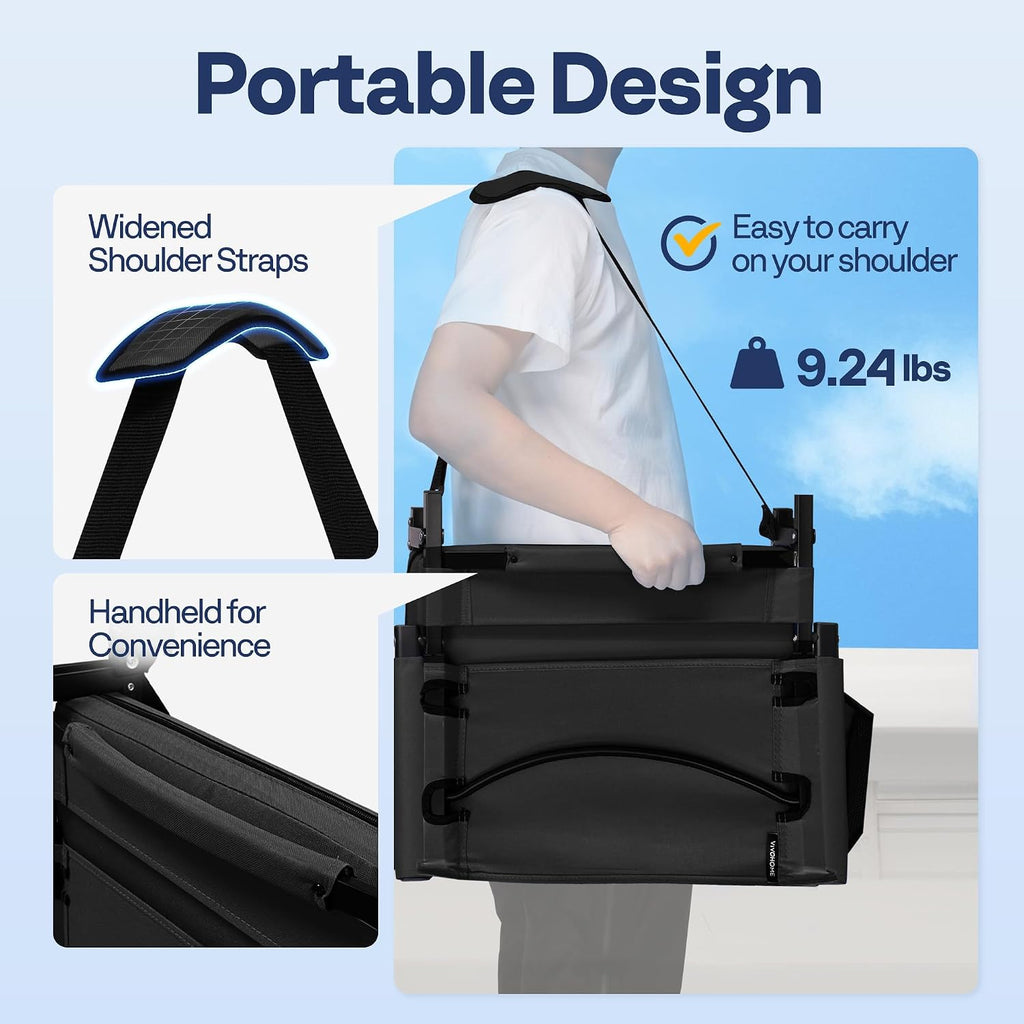VIVOHOME Adjustable High Back Stadium Seats with Back Support and Cushion