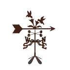 EZ Vane Steel Hummingbirds Weathervane with Wind Cups — 4-Sided Mount