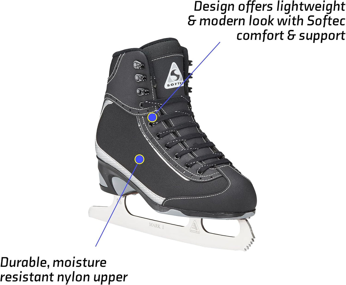 Jackson Ultima Softec Vista ST3200 ST3201 Figure Ice Skates for Women and Girls/Black, Navy, White