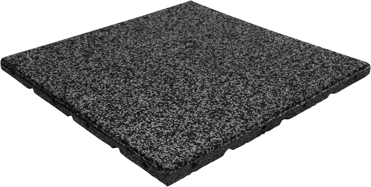 Playsafer Elevate Rubber Playground Tiles - 1" Thick High Density Interlocking Shock Absorbent Safety Tile for Playgrounds, and Exercise Equipment - 20" X 20" (10 Tiles - 27 Sq. Ft. - Green)