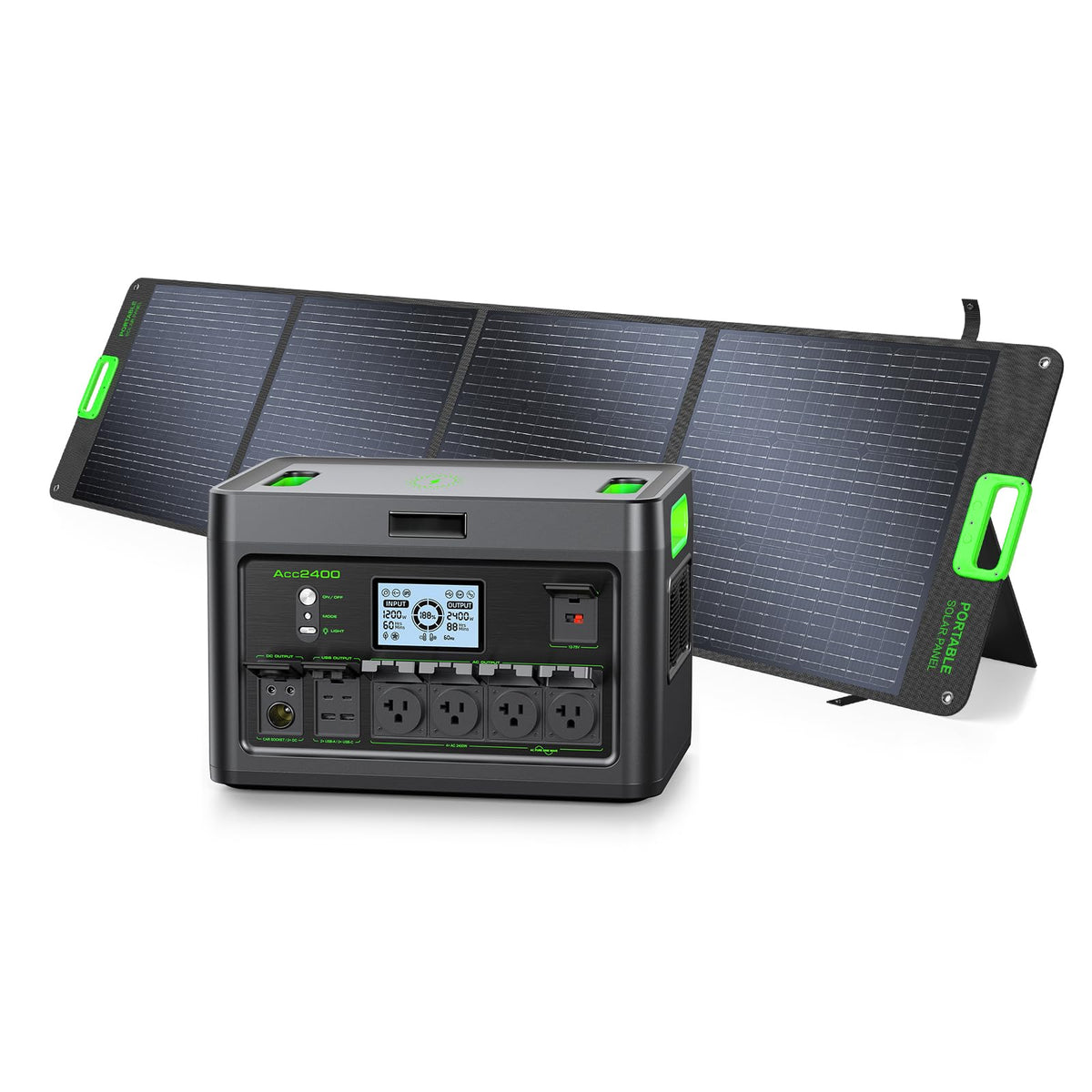Portable Power Station 1000W 999Wh Solar Generator for Outdoor Camping