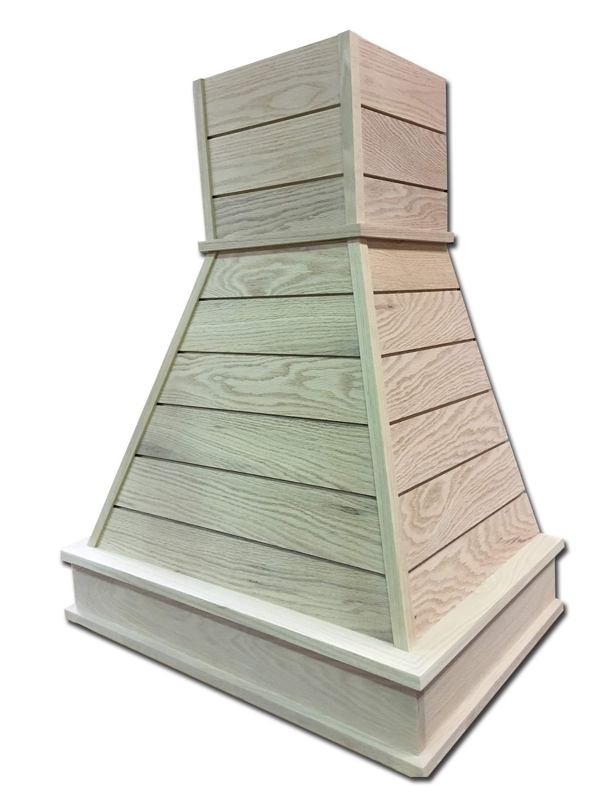 Castlewood Shiplap Trimmable Chimney Extension for 36" Wide Hood (15" High, Alder)
