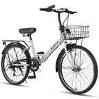 AVASTA Quartet Folding Bike, 20/24 Inch, 7-Speed, Dual Brakes