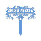 Lewis Design Company Rose Garden Custom Stake (25" W x 25" H, Black)