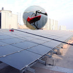 3.6~10.8m Solar Panel Cleaning Brush & Pole Water Fed Pole Kit, Suitable for high Windows Cleaning, Solar photovoltaic Panel Cleaning and Cleaning Cars Trucks Vans,12FT 3.6M