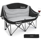 KingCamp Double Camping Chair, Heavy Duty 660lbs Folding 2 Person Chair