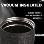 SILVERANT Titanium Insulated Tumbler - 880ml / 29.7 oz -Crystallized Black