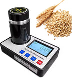 Portable Grain Moisture Tester, Grain Moisture Meter for 19 Grains Including Wheat, Corn, Coffe with Temperature Compensation, 8~30% Measuring Range