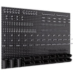 INCLY 48x36 Inch Metal Peg Board Kit 1/4" Pegboard Hooks Accessories