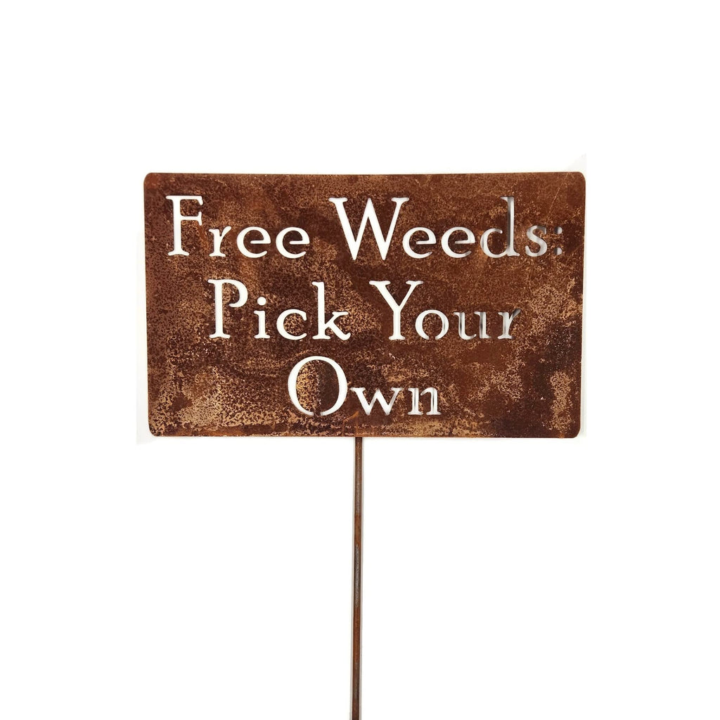 Funny Garden Stake 20 to 33 Inches Tall (Bunny Crossing, XL 33" Tall)