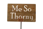 Funny Garden Stake 20 to 33 Inches Tall (Bunny Crossing, XL 33" Tall)