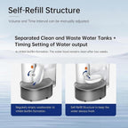 Smart Pet Water Fountain,3L Automatic Pet Water Dispenser,Wireless Pour-Over Cat Water Fountain,Ultra Silent 180 Days Endurance Automatic Pet Water Dispenser,for Cat, Dog