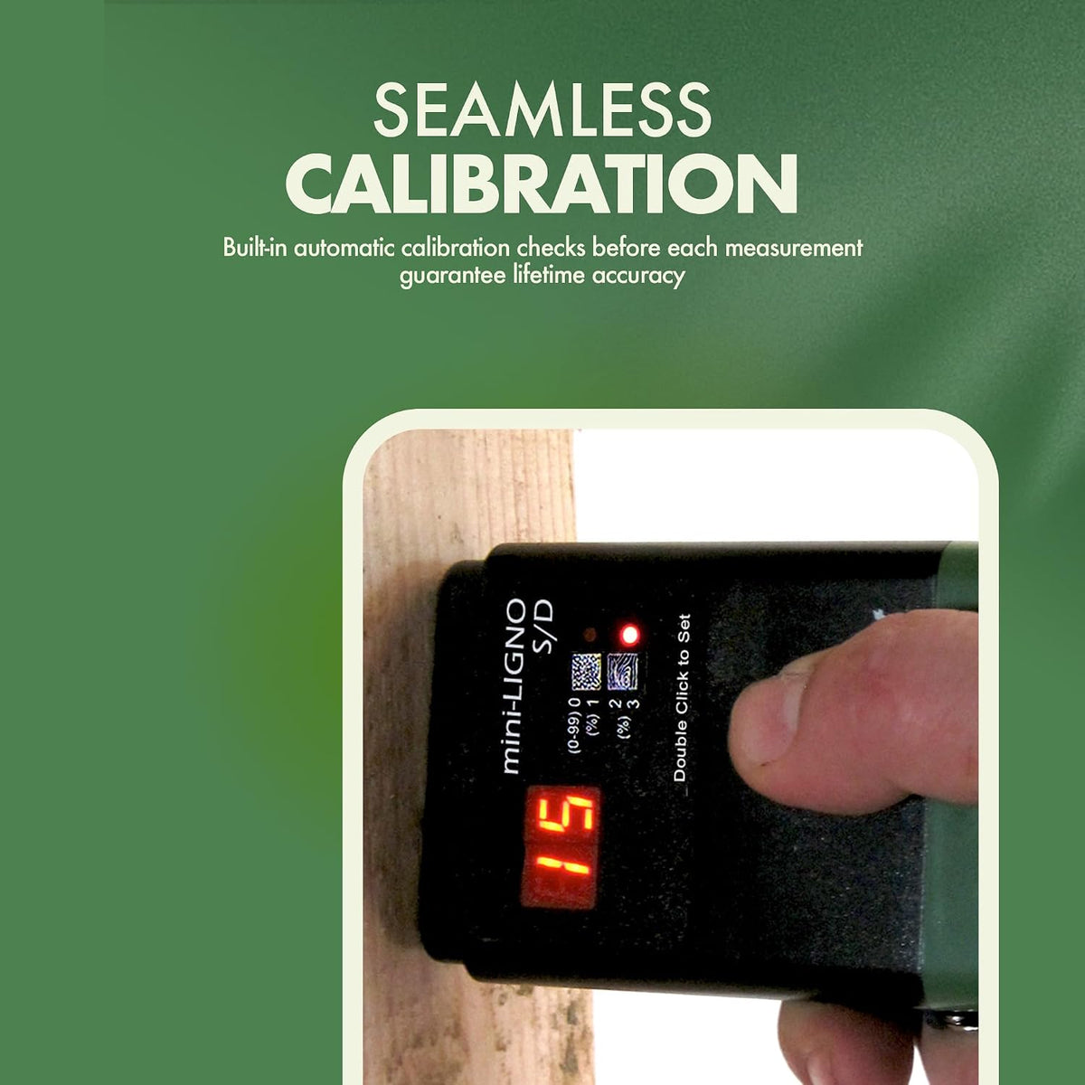 Lignomat Mini-Ligno S/D - Pin Moisture Meter & Tester for Construction, Maintenance, Flooring, Water Damage - Humidity Detection & Moisture Meter for Wood, Wall, Drywall & Firewood