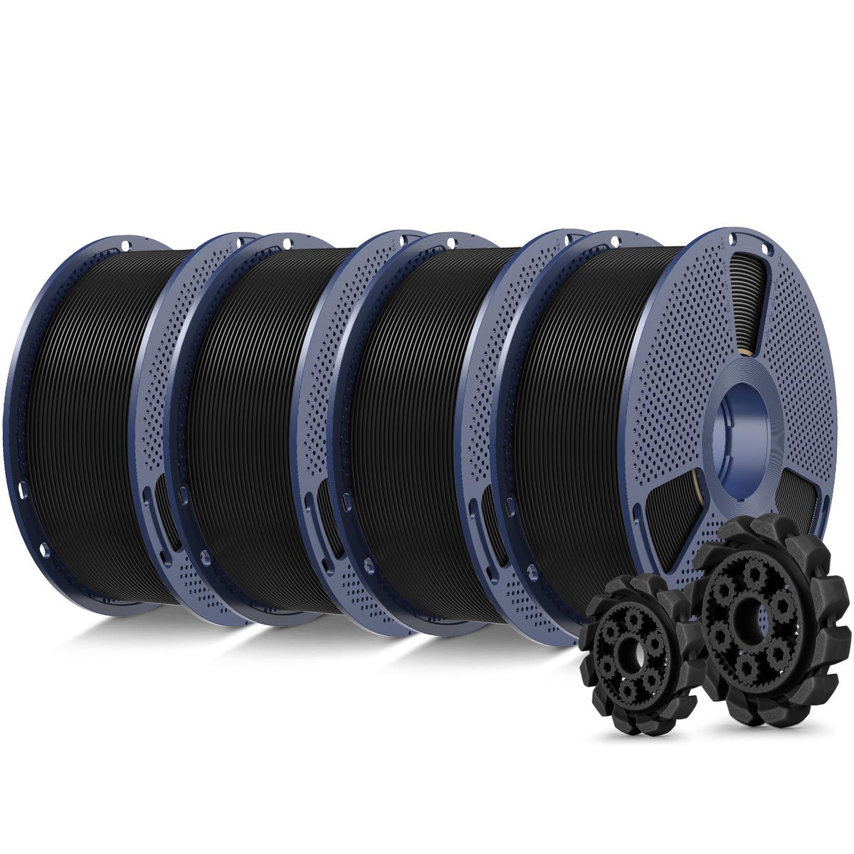 SUNLU PLA+2.0 3D Printer Filament, Multicolor, 10-Pack (10KG)