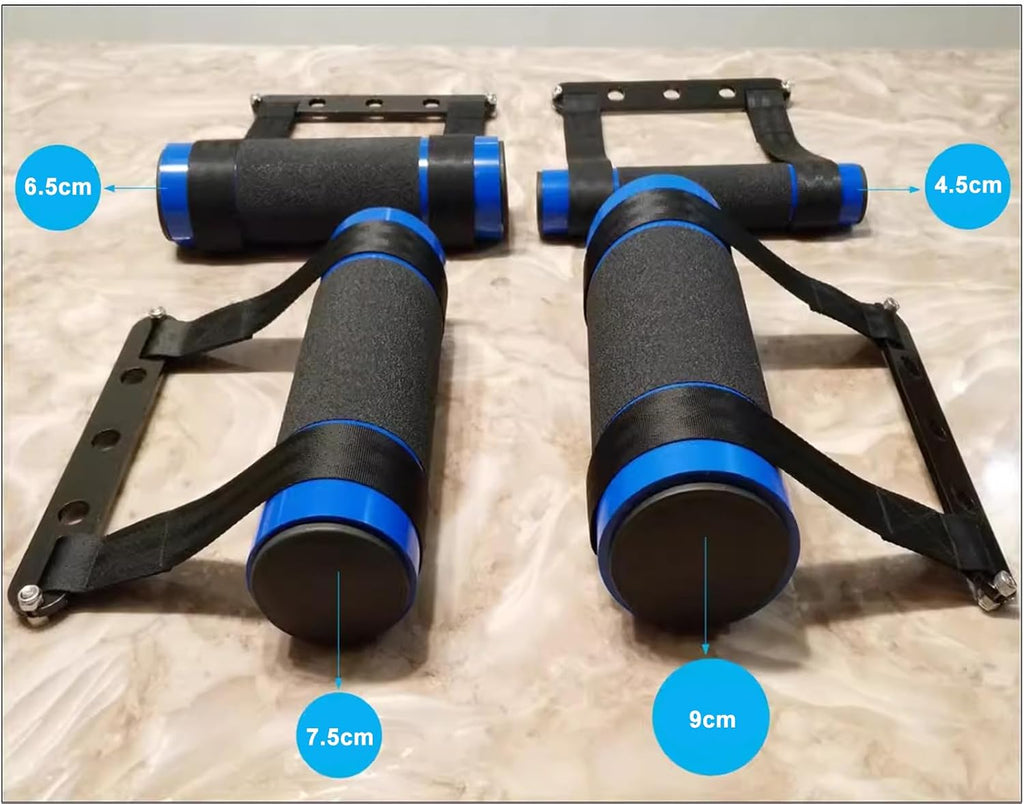 Universal Arm Wrestling Handle - 3-Hole Grip for Pulley Machines & Strength Training(6.5cm)